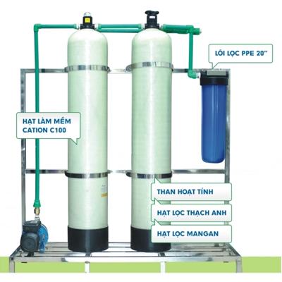 hệ thống xử lý nước giếng khoan công nghiệp